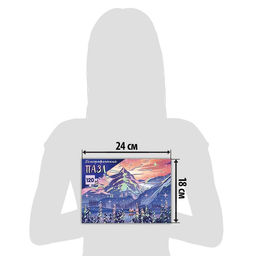 Голографический пазл Зимний пейзаж, 120 деталей - Puzzle time фото 4