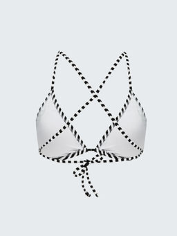 ?izgili ??kar?labilir Pedli Kad?n Bikini ?st