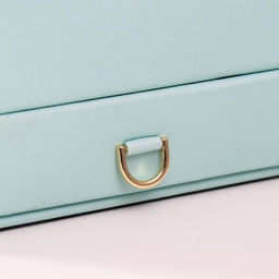 Шкатулка для украшений «Одуванчики и пальмовые листья», с зеркалом, искусственная кожа, 8.7×14.3×18.2 см