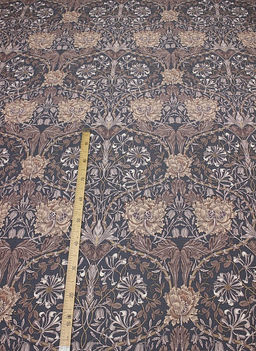 Сатин Морис - цветы, (комп), ш.2.2м, хлопок-100%, 120гр/м.кв - Купава фото 4