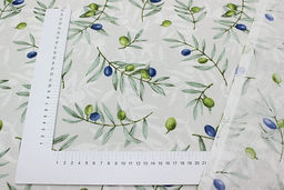 Рогожка Оливковая нежность, ш.1.5м, хлопок-100%, 160гр/м.кв - Купава фото 3