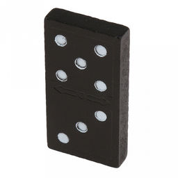 Домино "Ромб" кость пластик 4,4х2,1х0,5см, в деревянной коробке 16,9х5,6х3,8см (Китай)