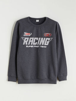 Bisiklet Yaka Erkek ?ocuk Sweatshirt