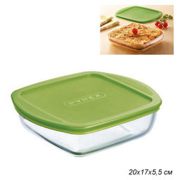 Блюдо 1 л 20х17х5,5 см Cook&Store / 211P000/5046ST /уп 6/ c крышкой - ГалеонТрейд фото 2