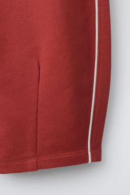 PANTAL?N BARREL VIVO CONTRASTE / Rojo - Zara фото 4