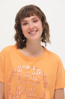 Женская оранжевая футболка - U.s. polo assn фото 2