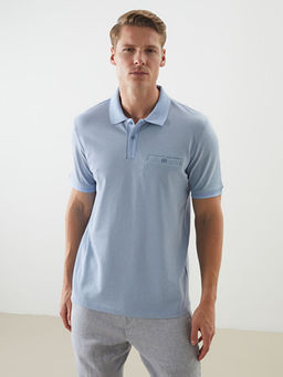 Polo Yaka Merserize G?r?n?ml? Erkek Ti??rt