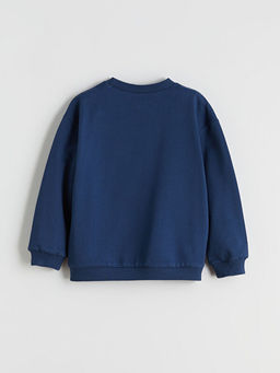 Bisiklet Yaka Erkek ?ocuk Sweatshirt