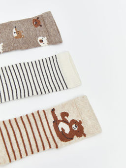 Desenli Erkek Bebek Soket ?orap 5li