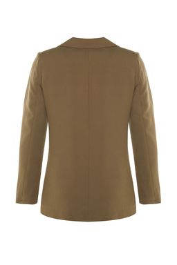 TRENDYOLMILLA Antrasit Regular Astarl? Dugme Detayl? Dokuma Blazer Ceket TWOAW21CE0264 фото 24