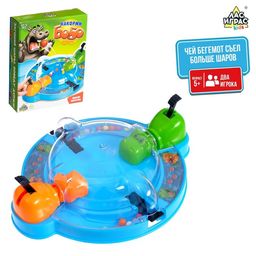 Настольная игра Накорми Бобо, мини-версия, бегемоты