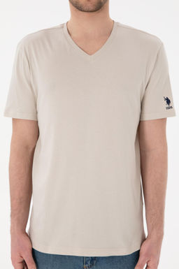 Erkek Regular Fit V Yaka Ta_ Basic Ti__rt Sepette S_rpriz _ndirim - U.s. polo assn фото 7