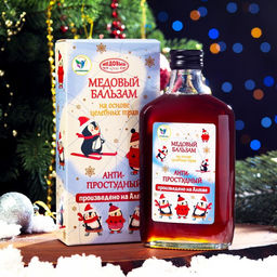 Новогодний медовый бальзам алтайский Анти-простудный, 250 мл