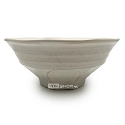 Тарелка для супа Рамен Белая Konahiki Kaneshotoki, Япония, 21,2 x 9,2 см