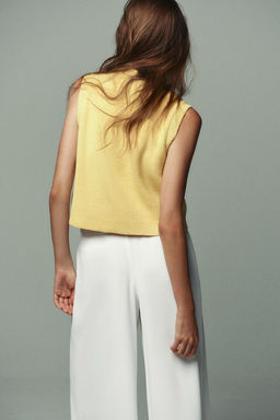 PLAIN KNIT TOP - Zara фото 3