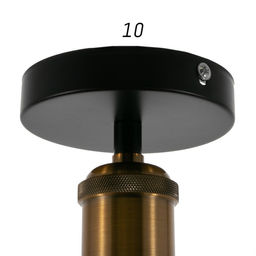 Светильник «Мараньон» 1×40 Вт Е27 черный 22×22×18 см BayerLux