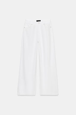 Z1975 LOOSE WIDE-LEG MID-WAIST JEANS - Zara фото 6