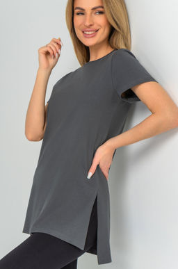 Удлиненная женская футболка с разрезами Happyfox - Happy fox фото 10