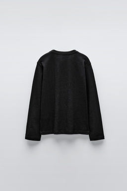 2LI UZUN KOLLU DUZ RENK T-SHIRT PAKETI - Zara фото 3