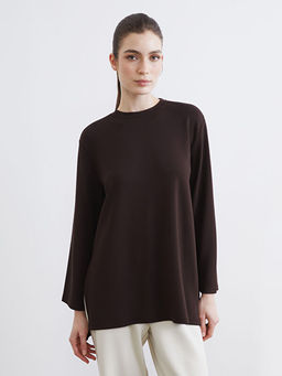 Soft Touch Oversize Kad?n Sweatshirt Tunik