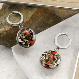 Серьги из муранского стекла