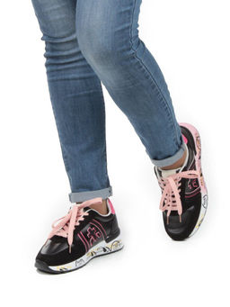 05-6026-67 BLACK Кроссовки женские (искусственные материалы) - No name фото 3