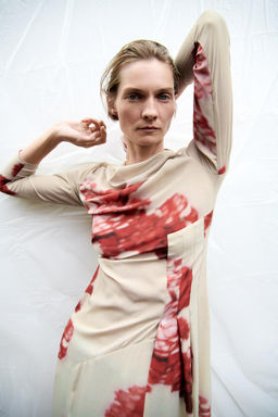 ZW COLLECTION FLORAL PRINT DRESS - Zara фото 4