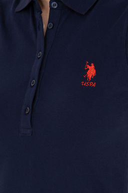 Kad_n Lacivert Polo Yaka _rme Elbise