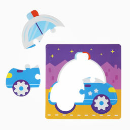 Игрушки резиновые для купания «Машинки», пазл, развивающие игрушки, Крошка Я