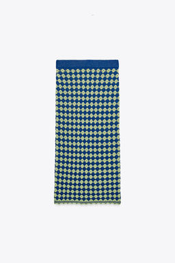 STRUCTURED KNIT SKIRT - Zara фото 6