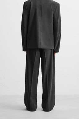PLEATED SUIT TROUSERS - Zara фото 3