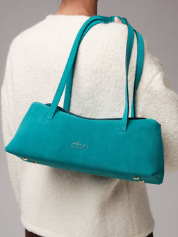 Замшевая сумка Raduy DBR 31127 зеленый изумруд фото 3