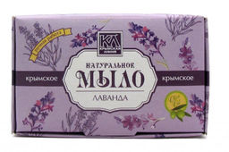 Мыло натуральное туалетное твердое Лаванда, 50 г