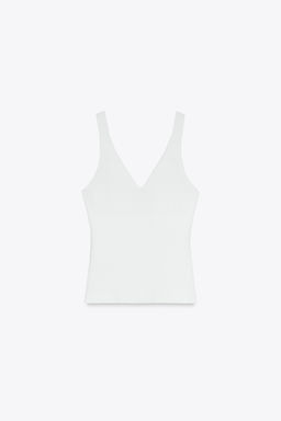 RIB KNIT TOP - Zara фото 3