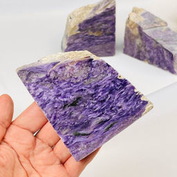 Радуга Самоцветов Срез Чароита  фото 2