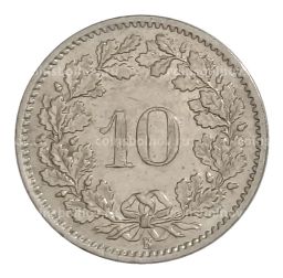 10 раппенов 1967 года Швейцария