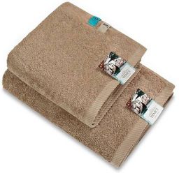 Махровое полотенце Буржуа Нуво- капучино 45*90 см. хлопок 100%