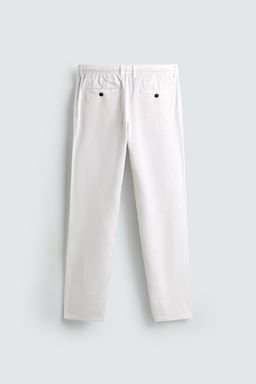 PANTAL?N RELAXED FIT ALGOD?N - LINO / Marr?n / Topo - Zara фото 8