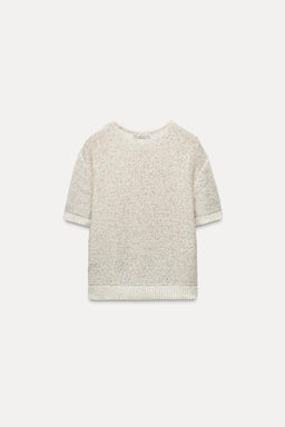 SEQUINNED KNIT TOP - Zara фото 9