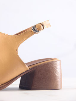 Босоножки 5133.23663be.Тыква лион+коричневый