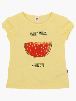 Футболка с принтом UD 6525 желтый