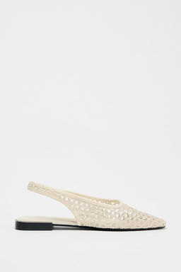 MESH SLINGBACK BALLERINAS