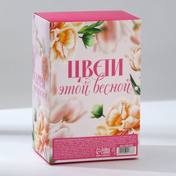 Подарочный набор: термостакан, ежедневник А6, 120 л., брелок, ручка 8 марта - Artfox фото 11