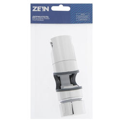Цена за 2 шт. Держатель лейки для душевой стойки ZEIN Z87, универсальный 25 мм, пластик, хром