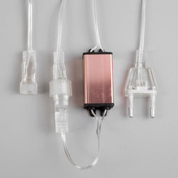 Гирлянда «Сосульки» 2.5×0.5 м, IP65, прозрачная нить, 288 LED, свечение мульти с эффектом стекания, 12 В