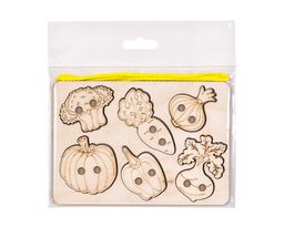 Шнуровка из дерева Овощи - Smiledecor фото 3