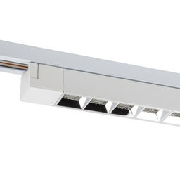 ULB-Q282 20W/4000K WHITE Светильник-прожектор светодиодный трековый. Линейный. 1600 Лм. Белый свет (4000К). Корпус белый. ТМ Volpe