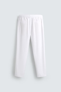 PANTAL?N CINTURA JOGGER CONFORT / Blanco - Zara фото 8