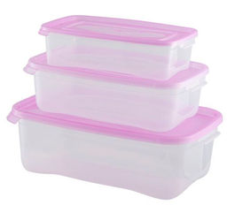 Контейнеры для продуктов 0,7л/1,2л/2,2л прямоугольн. п/эт. "Каскад"