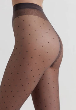 Колготки фантазийные CONTE DOTS Колготки в горошек grafit - Conte elegant фото 4